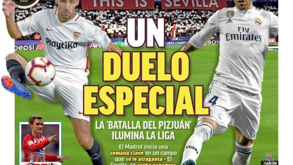 La portada del diario MARCA (26/09/2018)