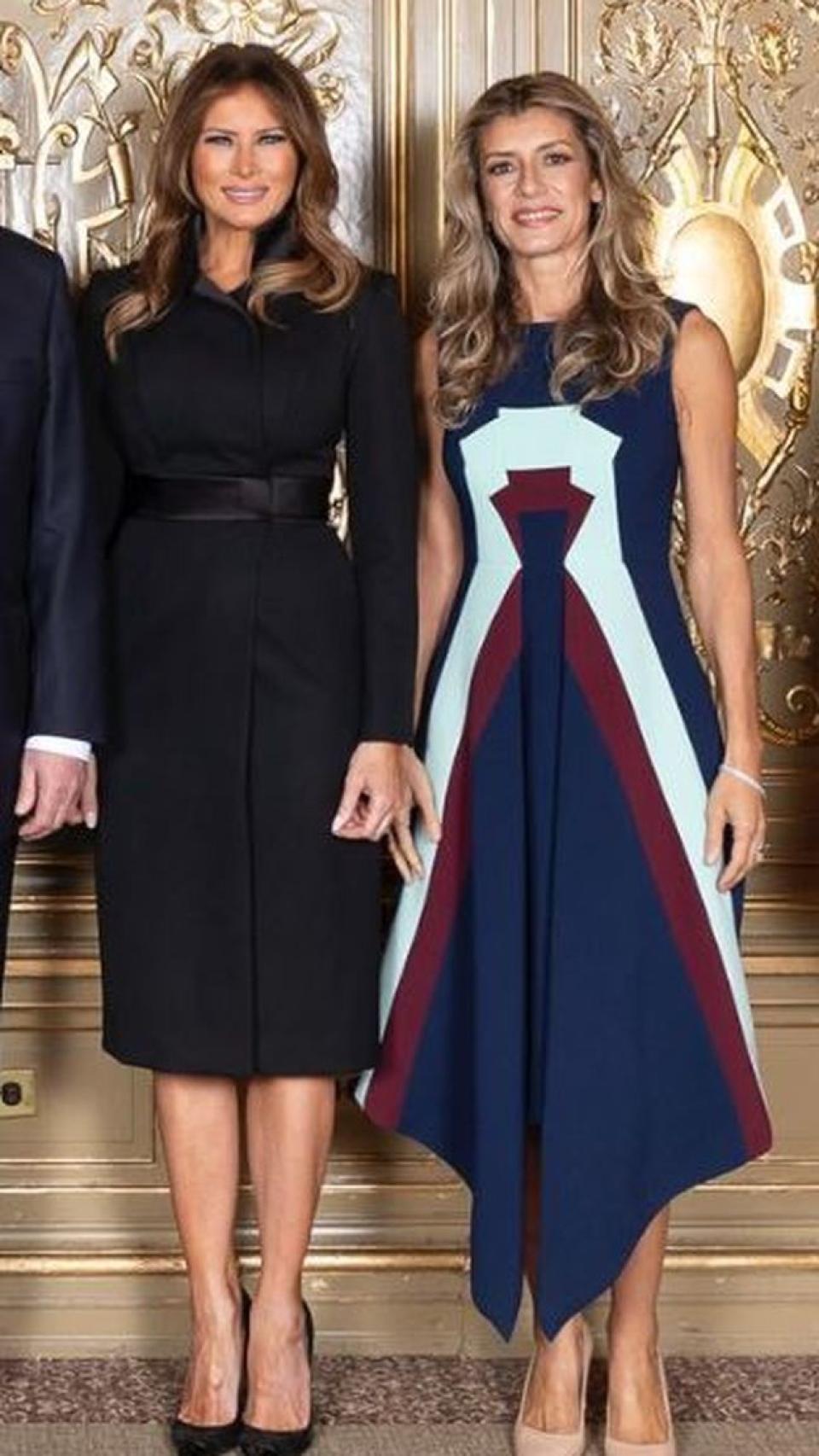 Melania Trump y Begoña Gómez en Nueva York.