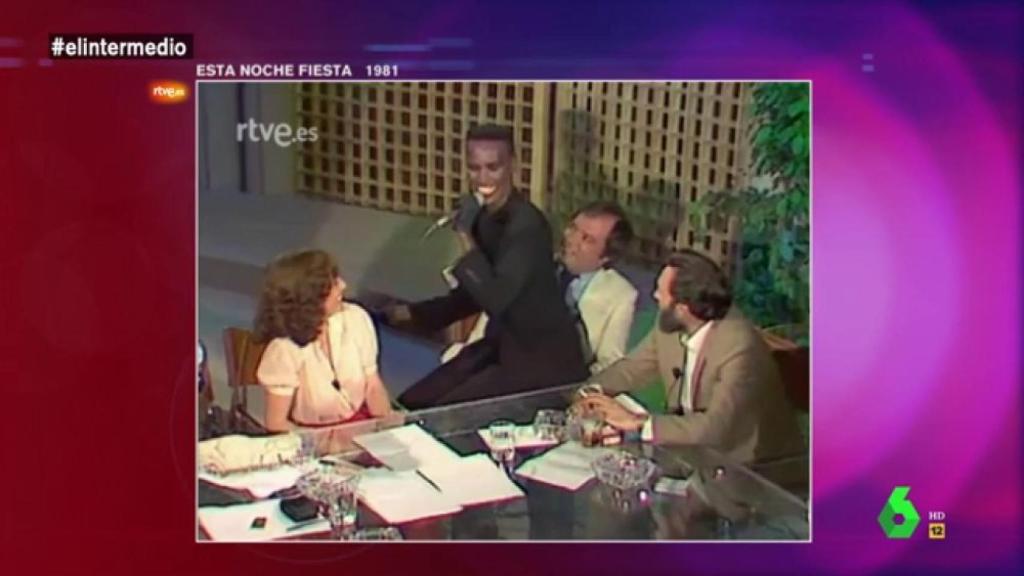 'El intermedio' saca a la luz unas imágenes de Villarejo con Grace Jones en TVE