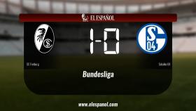 Triunfo del SC Freiburg por 1-0 ante el Schalke 04