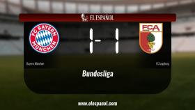 El Bayern München y el FC Augsburg empataron a uno