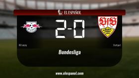 El RB Leipzig derrotó al Stuttgart por 2-0