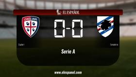 El Cagliari y la Sampdoria empataron a cero