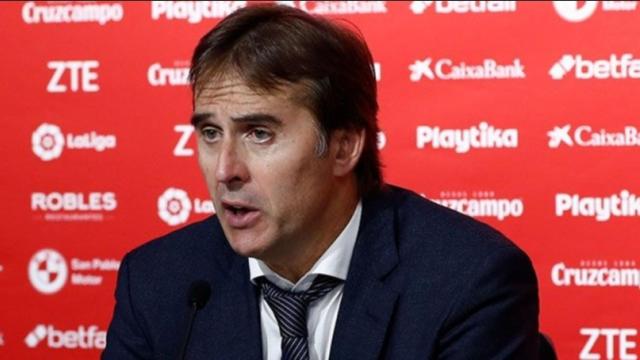 Lopetegui, en rueda de prensa