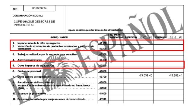 Las cuentas de la sociedad de Pedro Duque.