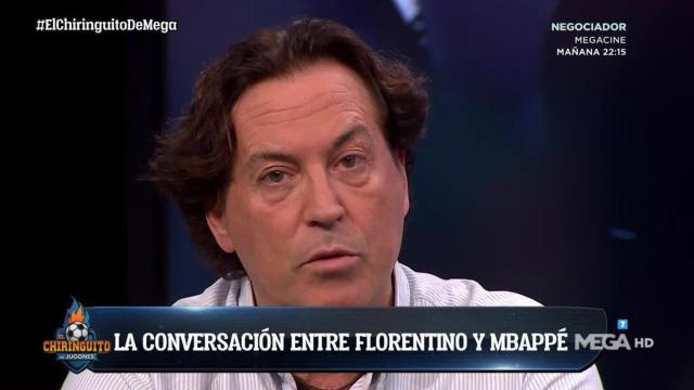 Pipi Estrada en El Chiringuito. Foto: Twitter (@elchiringuitotv)