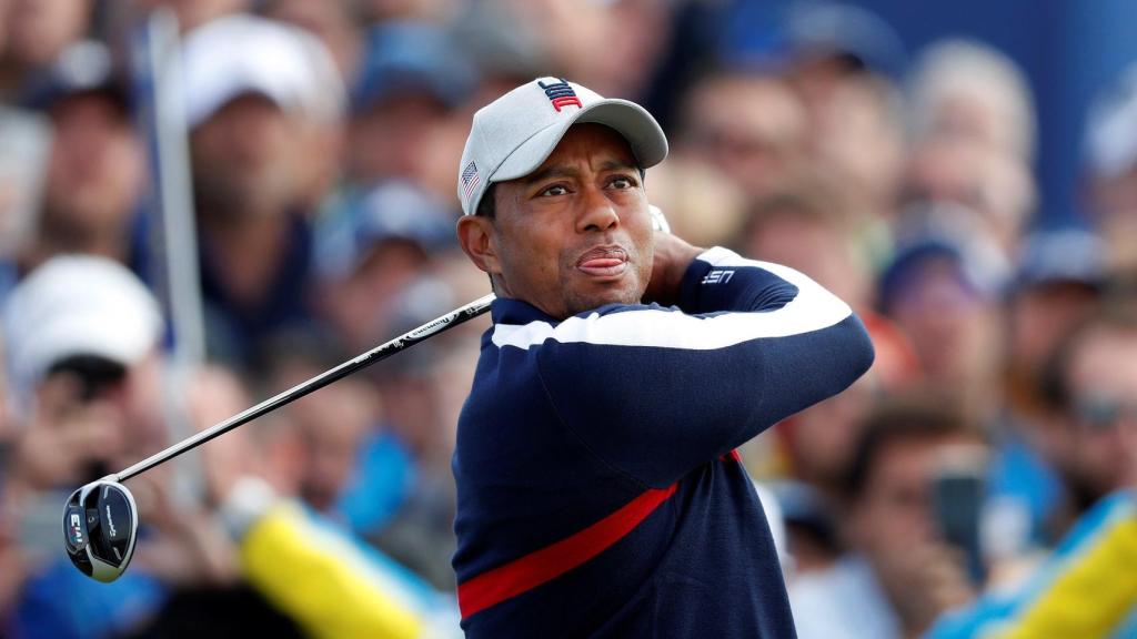 Tiger Woods, durante la Ryder Cup del año 2018