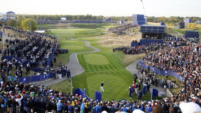 Primera jornada de la Ryder Cup entre Europa y EEUU