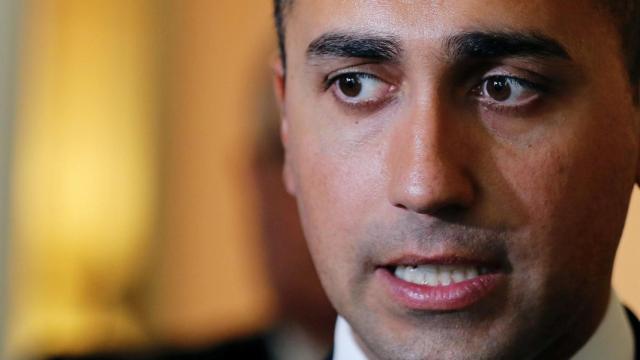 El viceprimer ministro italiano, Luigi di Maio