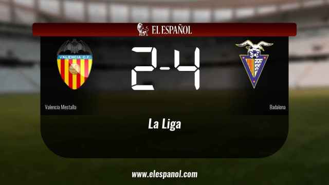 El Valencia Mestalla cae derrotado frente al Badalona (2-4)