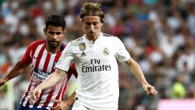 Modric, ante el Atlético de Madrid