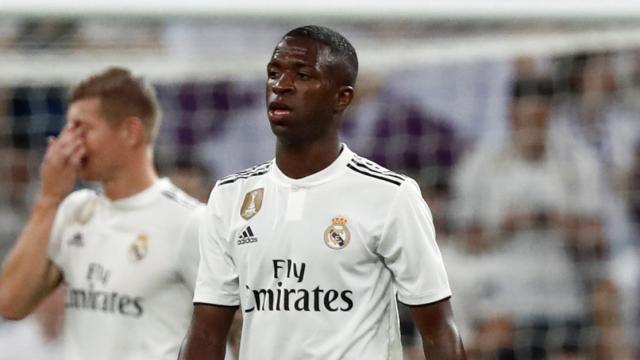 Vinicius debuta en partido oficial con el Real Madrid