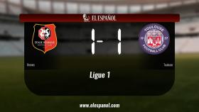 El Rennes no pudo conseguir la victoria ante el Toulouse (1-1)