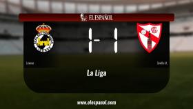 El Linense y el Sevilla At. empataron a uno