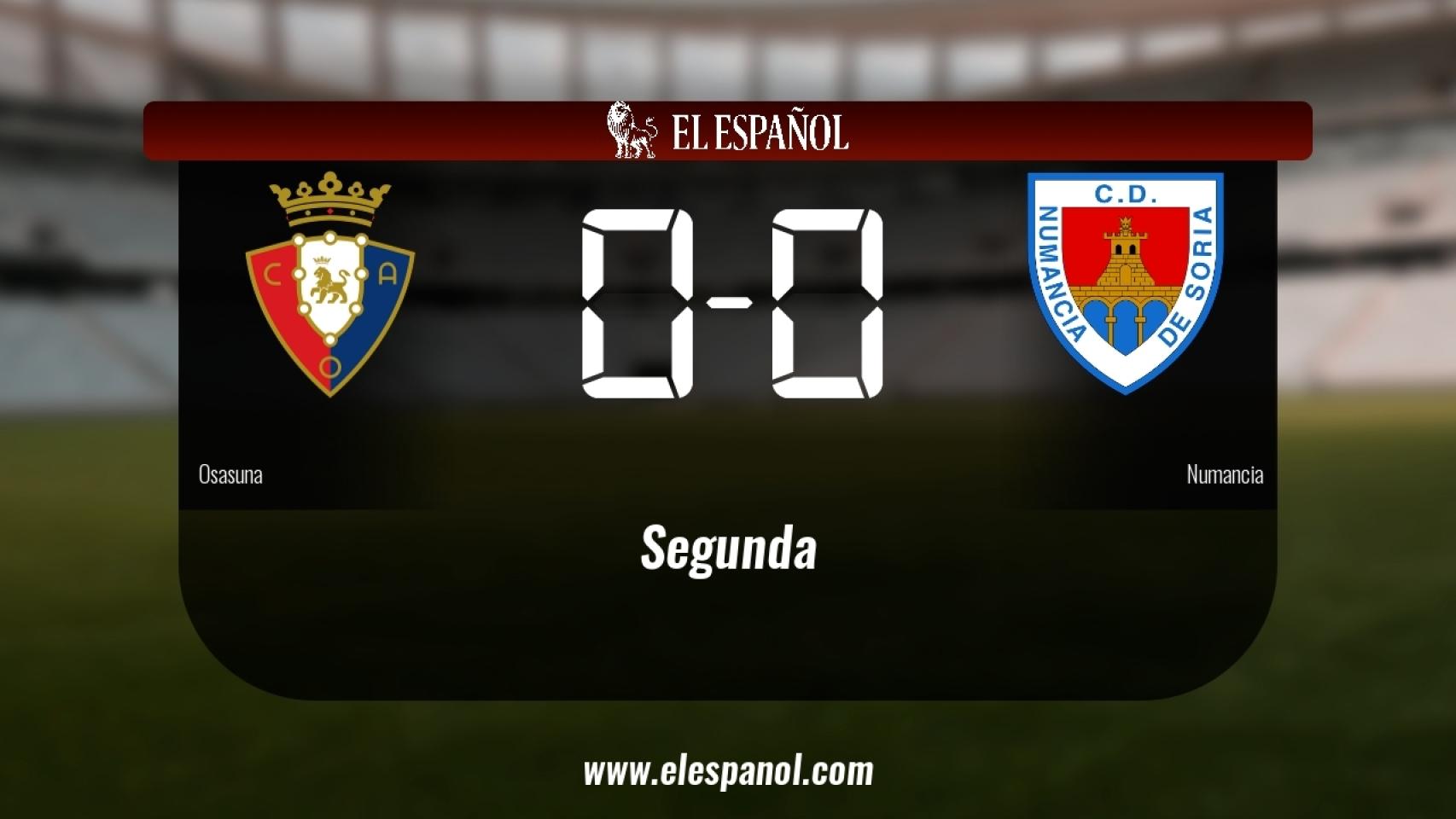 El Numancia saca un punto a Osasuna a domicilio 0-0