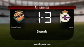 El Gimnàstic Tarragona cae frente al Deportivo (1-3)