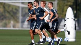 El Real Madrid entrena después del derbi