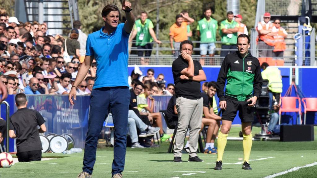 Leo Franco, en un partido del Huesca