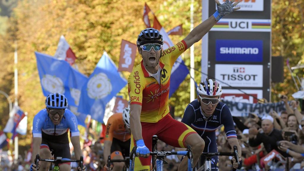 Alejandro Valverde campeón del mundo en Innsbruck