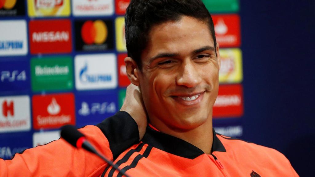 Varane, en rueda de prensa previa a la Champions