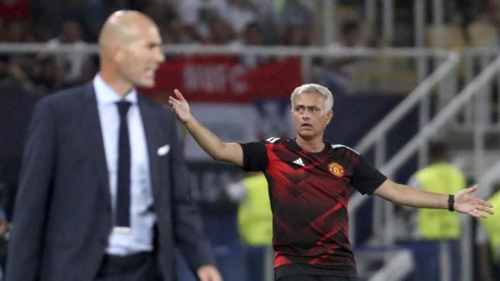 Zidane y Mourinho