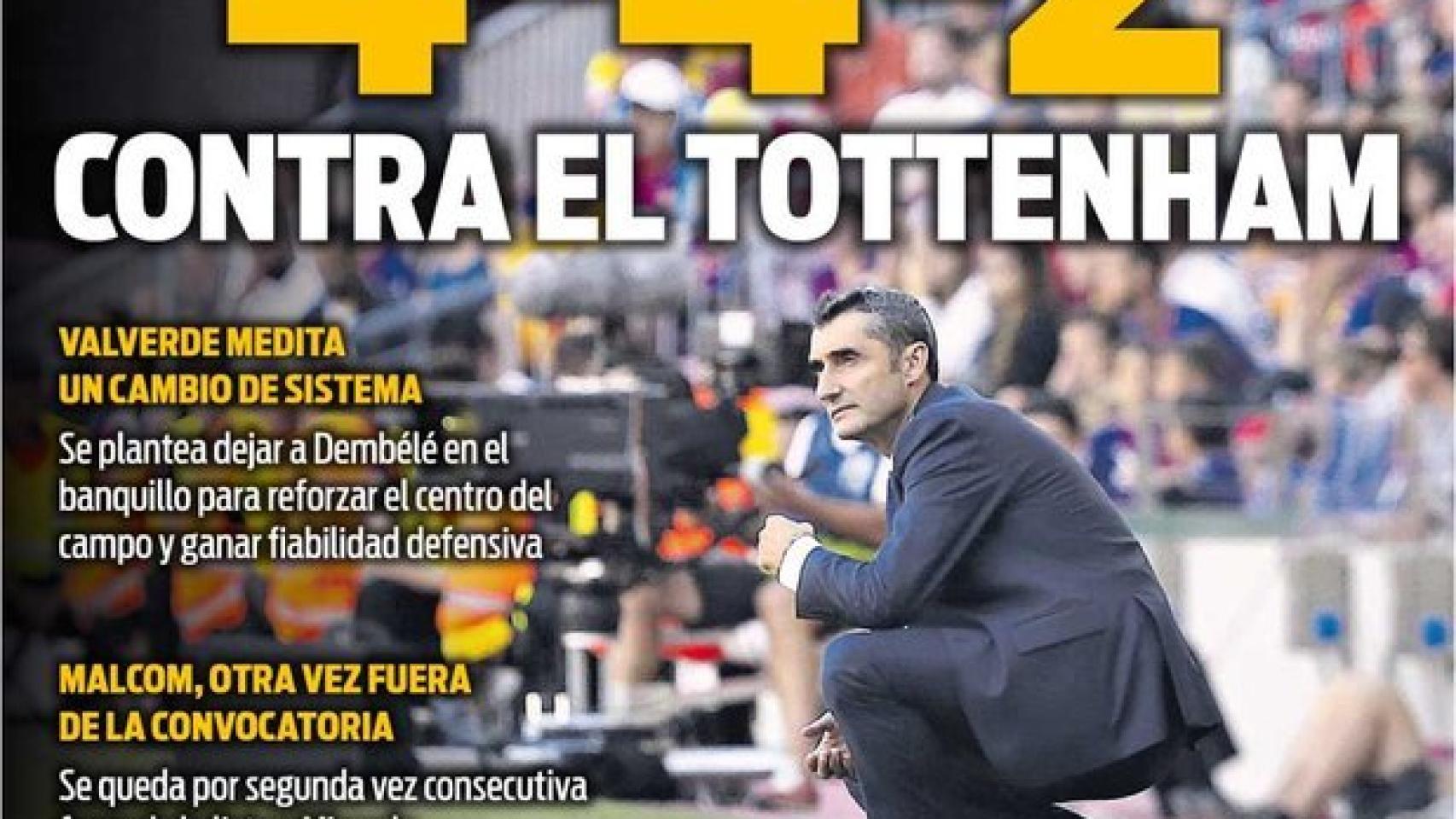 Portada del diario Sport (02/10/2018)