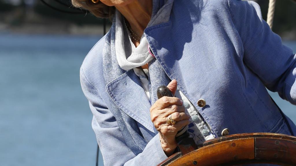 La reina Sofía en Menorca.