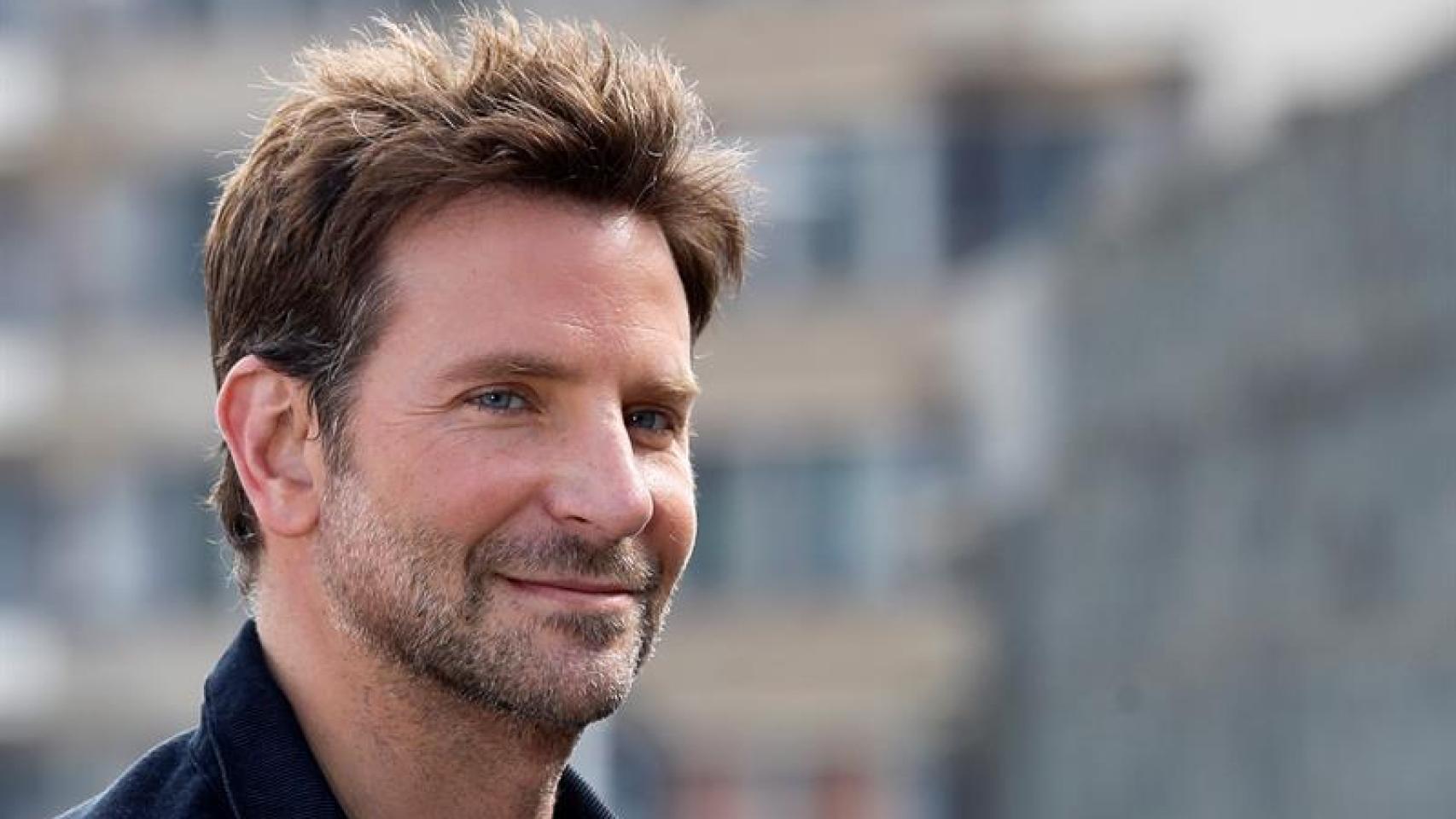 Bradley Cooper en su visita a San Sebastián.