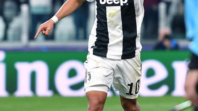 Dybala en el partido ante el Young Boys