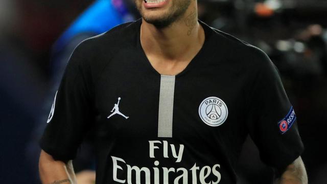 Neymar, en un partido del PSG