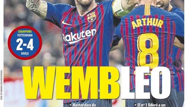 Portada de Mundo Deportivo (04/10/2018)