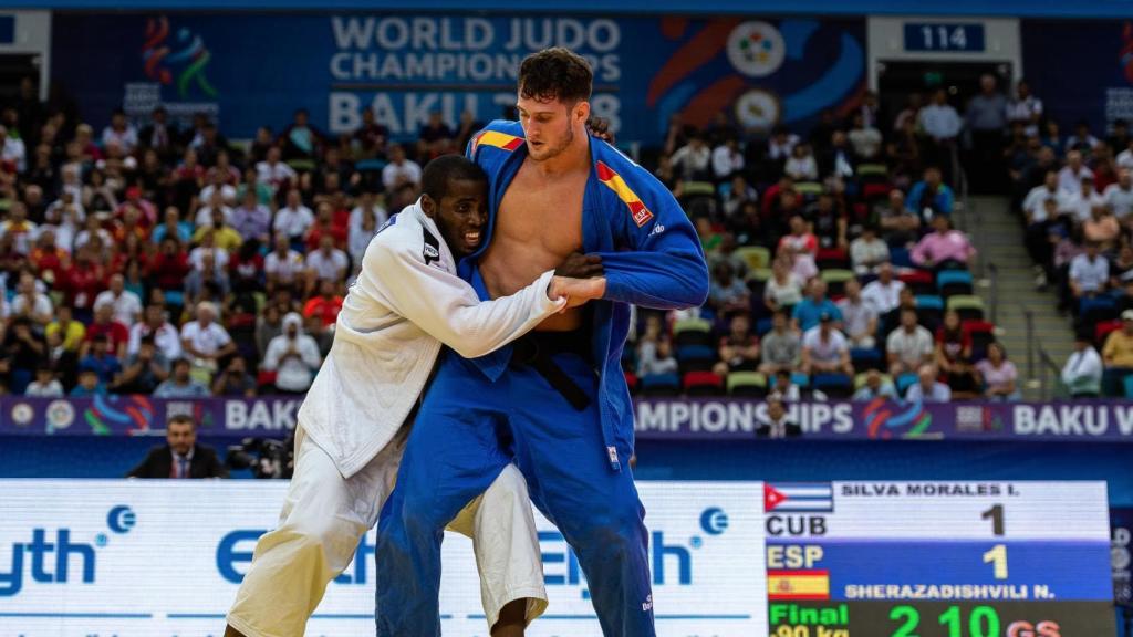 Niko Sherazadishvili, durante un momento del campeonato