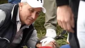 La chica que recibió un bolazo en la Ryder Cup