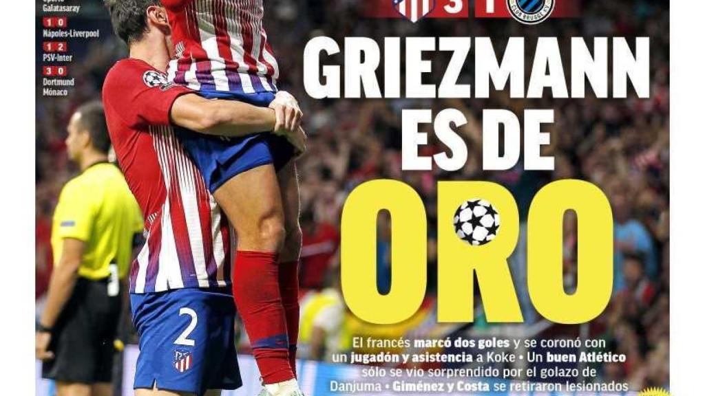 Portada MARCA (04/10/18)