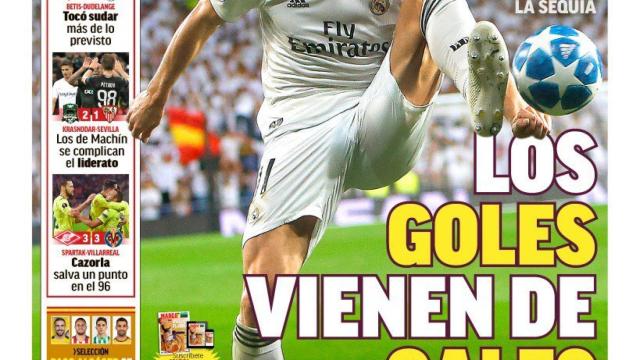 Portada de MARCA (05/10/2018)