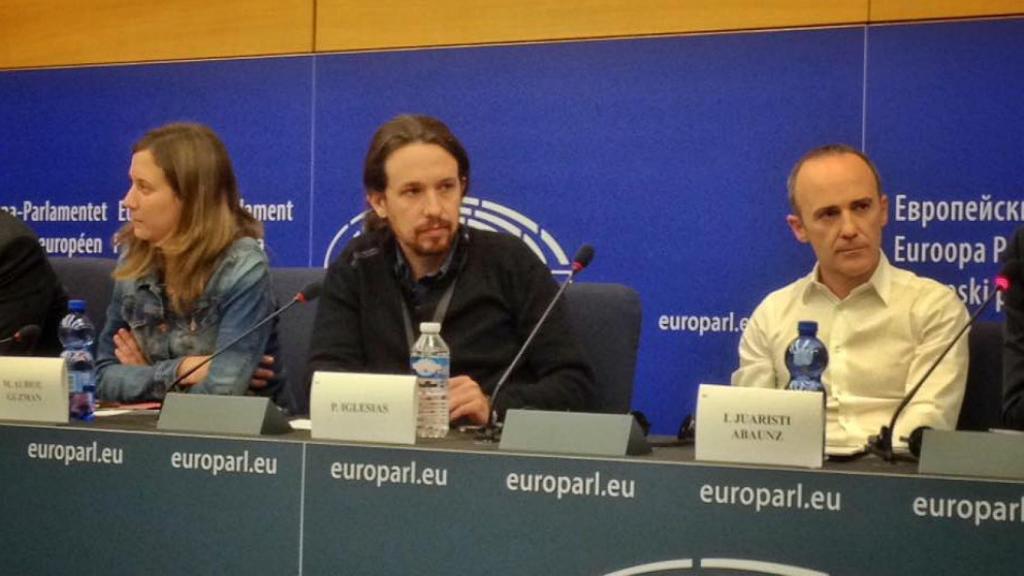 Pablo Iglesias, en su etapa de diputado del Parlamento Europeo.