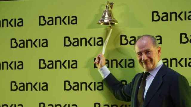Rodrigo Rato, a la salida de Bankia a Bolsa.