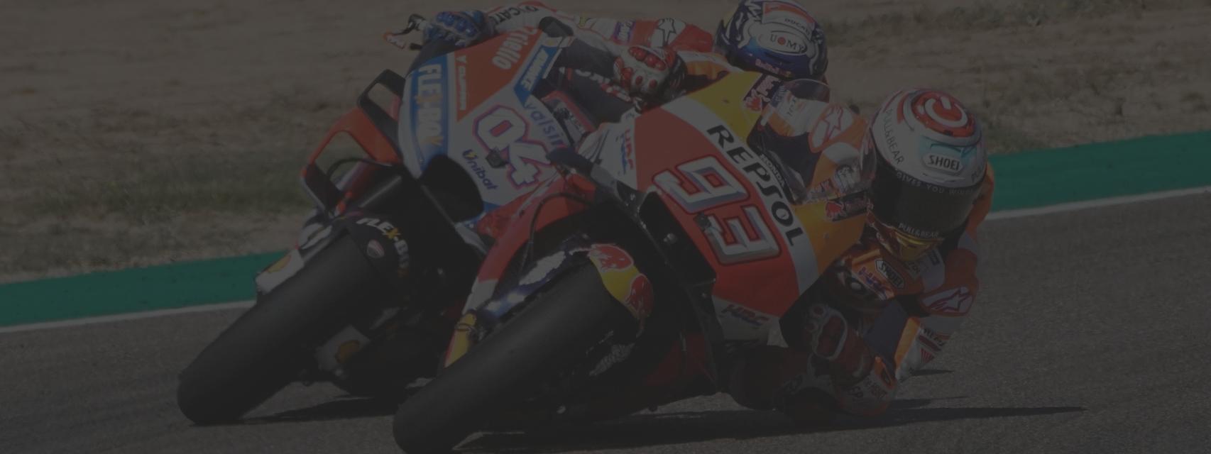 Dovizioso y Márquez