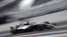 Lewis Hamilton, durante el GP de Japón de F1