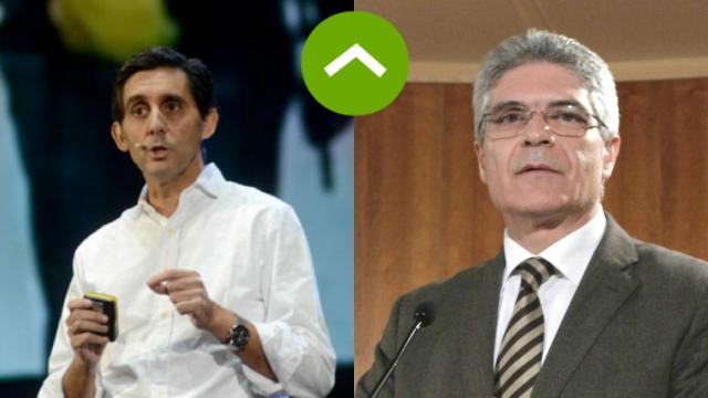 COMO LEONES: José María Álvarez Pallete (Telefónica) e Isaías Táboas (Renfe)