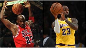 Michael Jordan y LeBron James