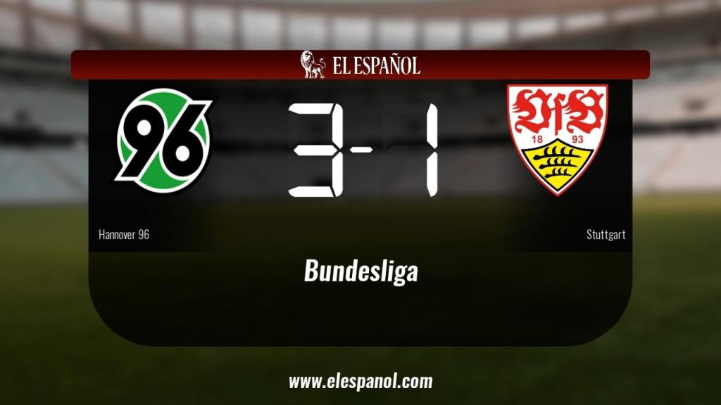 El Hannover 96 venció como local al Stuttgart