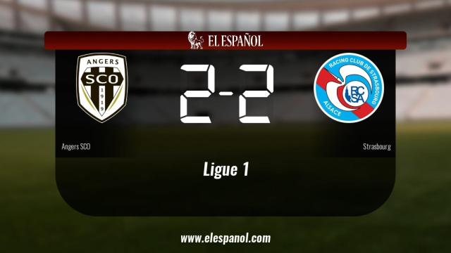 El Angers SCO y el Strasbourg se repartieron los puntos tras un empate a dos