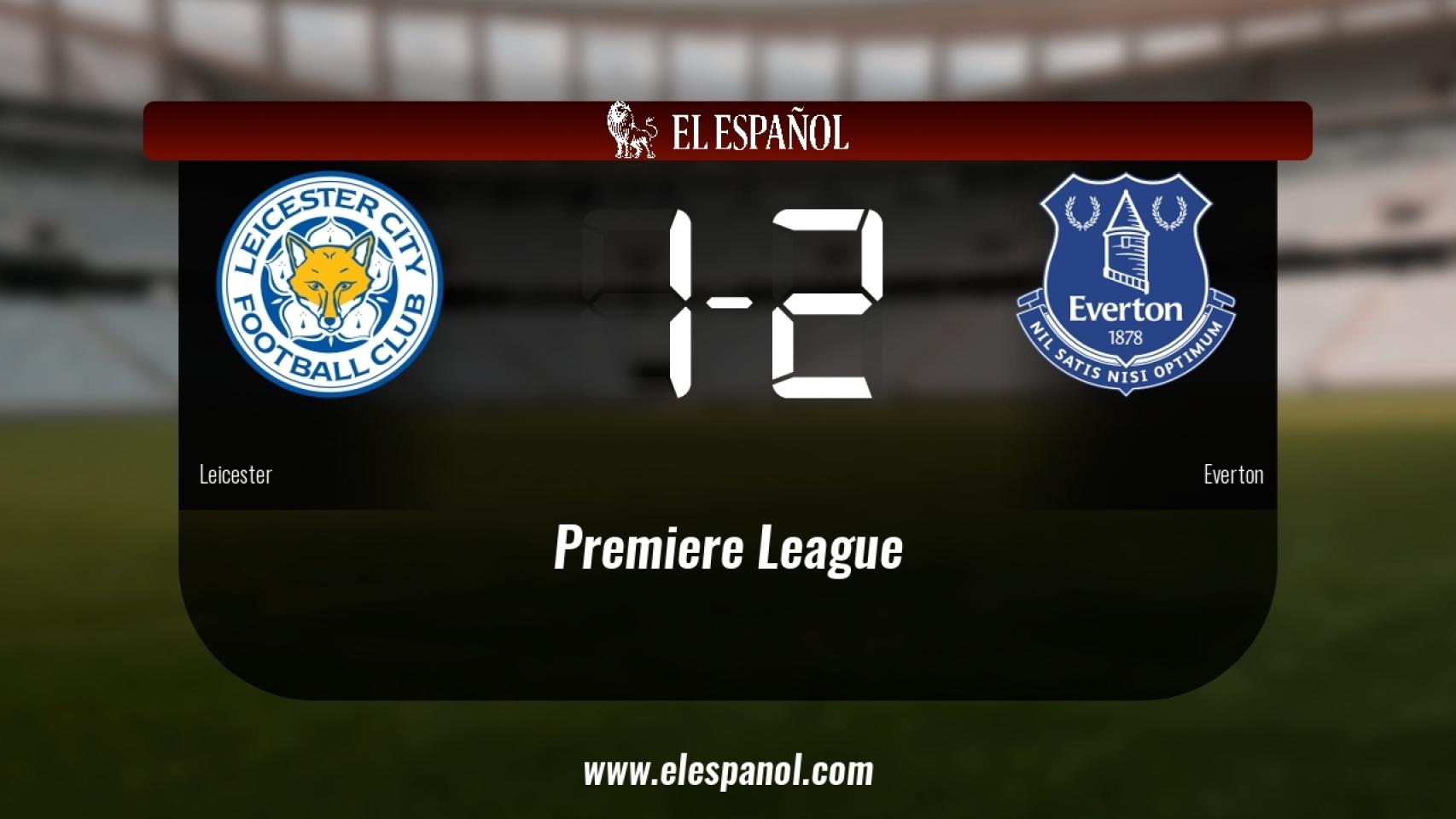 El Everton ganó en el estadio del Leicester