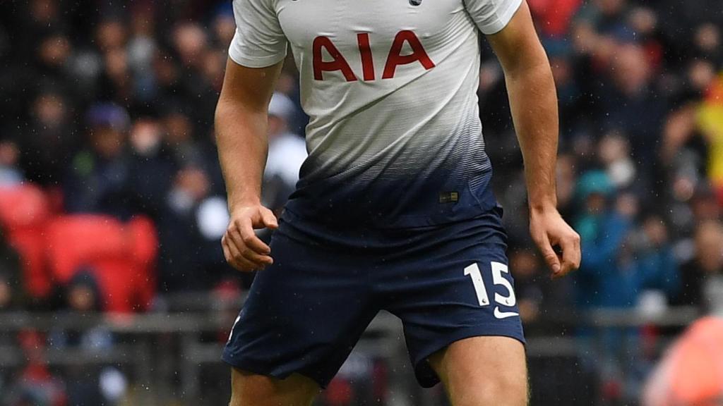 Dier en el partido ante el Cardiff City