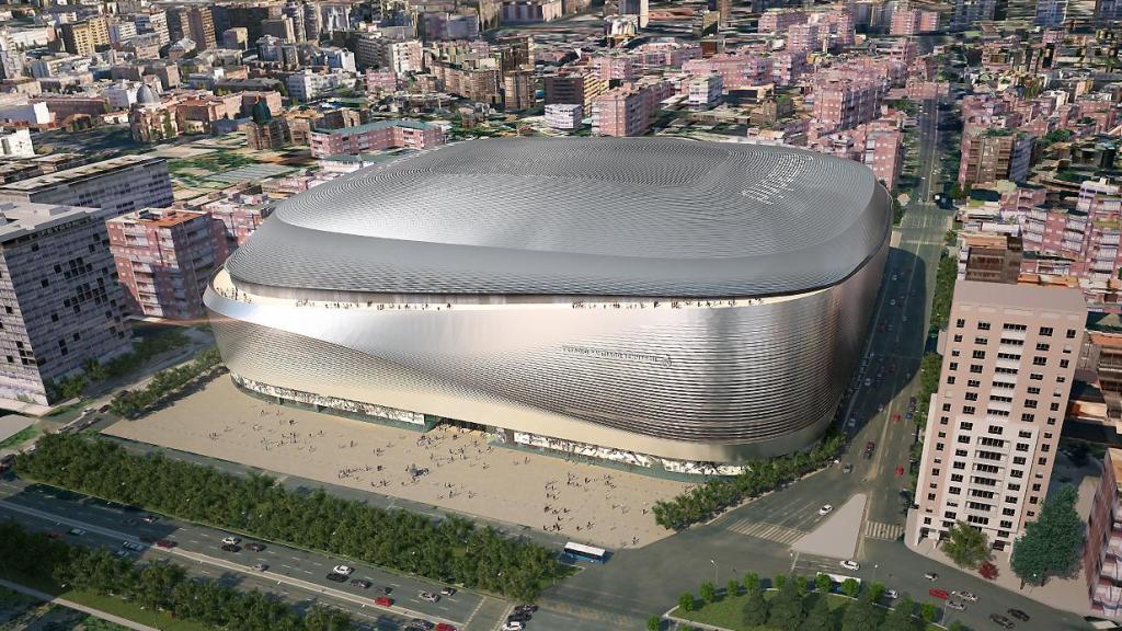 Así quedará el futuro Santiago Bernabéu tras la reforma que se va a llevar a cabo.