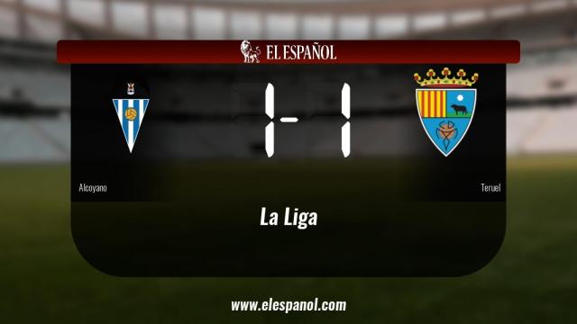 El Alcoyano y el Teruel sólo sumaron un punto (1-1)