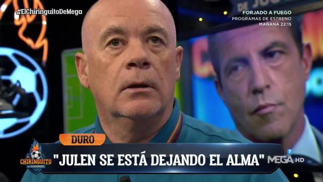 Duro en El Chiringuito. Foto: Twitter. (@elchiringuitotv)