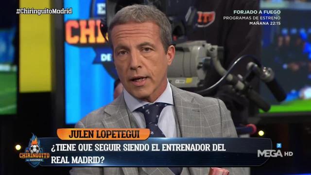 Cristóbal Soria en El Chiringuito . Foto: Twitter. (@elchiringuitotv)