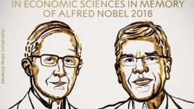 William D. Nordhaus y Paul M. Romer, premios Nobel de Economía.